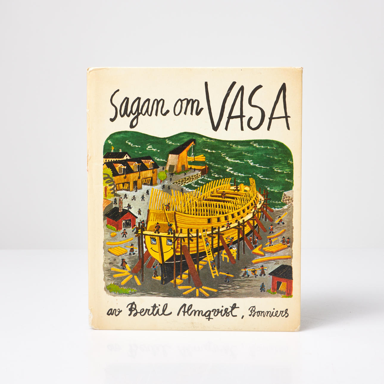 BERTIL ALMQVIST. “Sagan om Vaasa”, first edition, signed with dedication from Bertil Almqvist, Alb. Bonniers Förlag, Stockholm 1965.