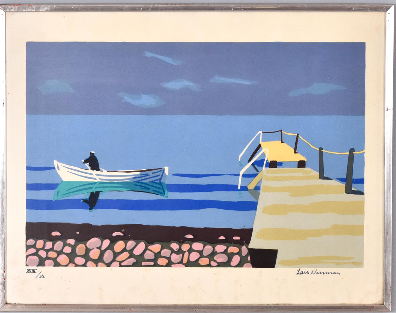 LARS NORRMAN. Color lithography.