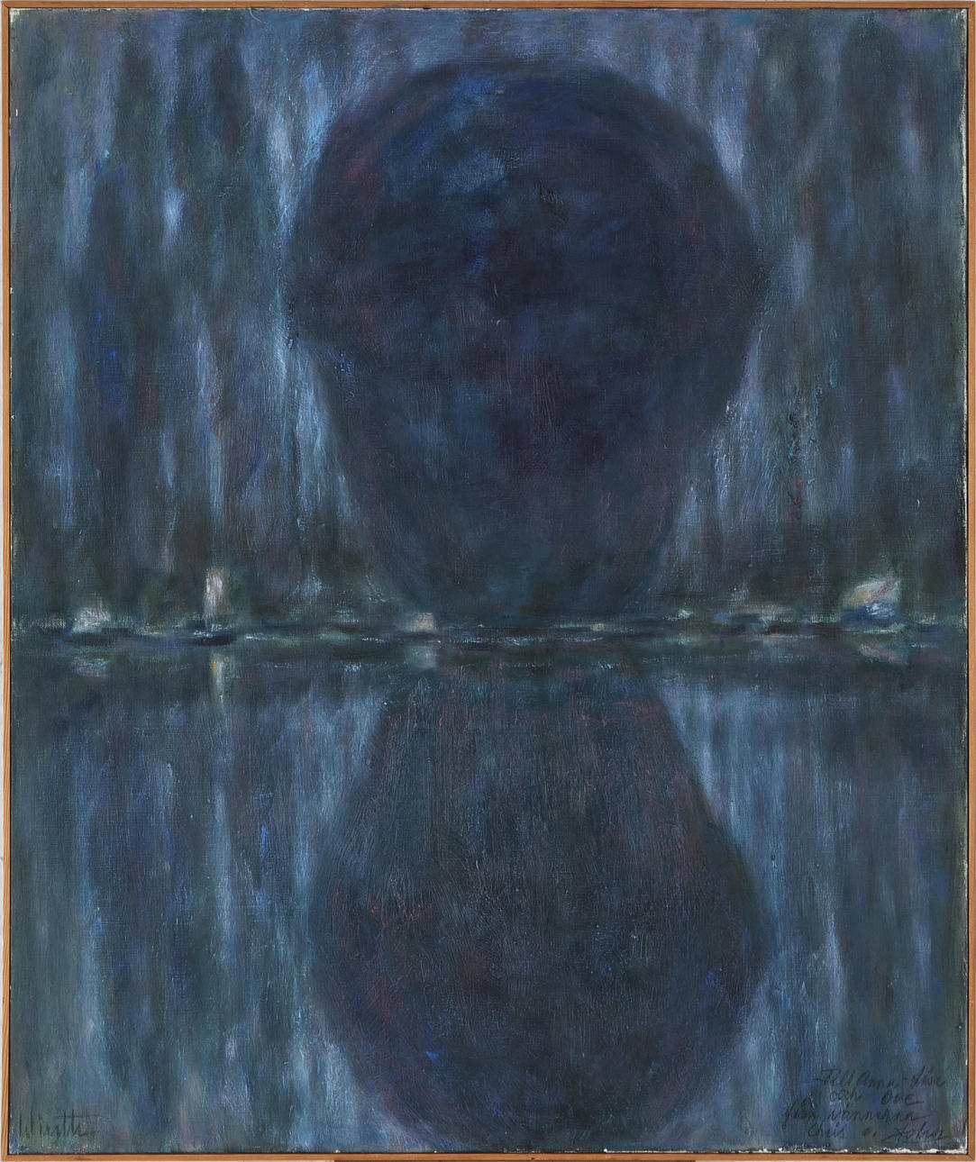 JOHN WIERTH (1920-2003). Komposition, olja på duk, signerad.