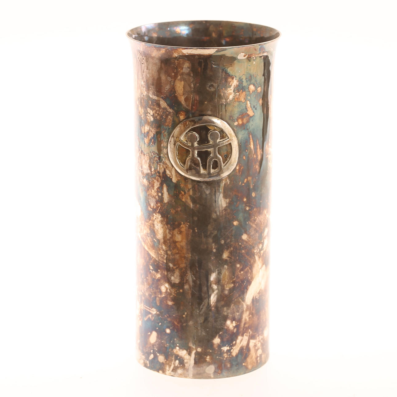 A vase, silver, Eric Löfman.