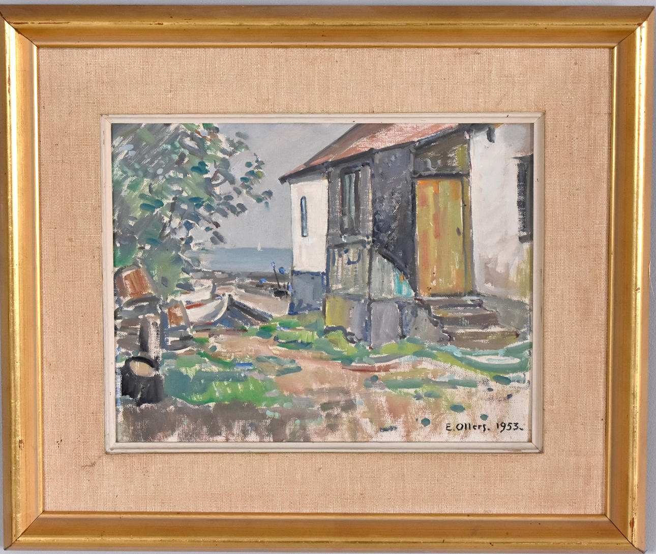 EDVIN OLLERS. Oil on panel.