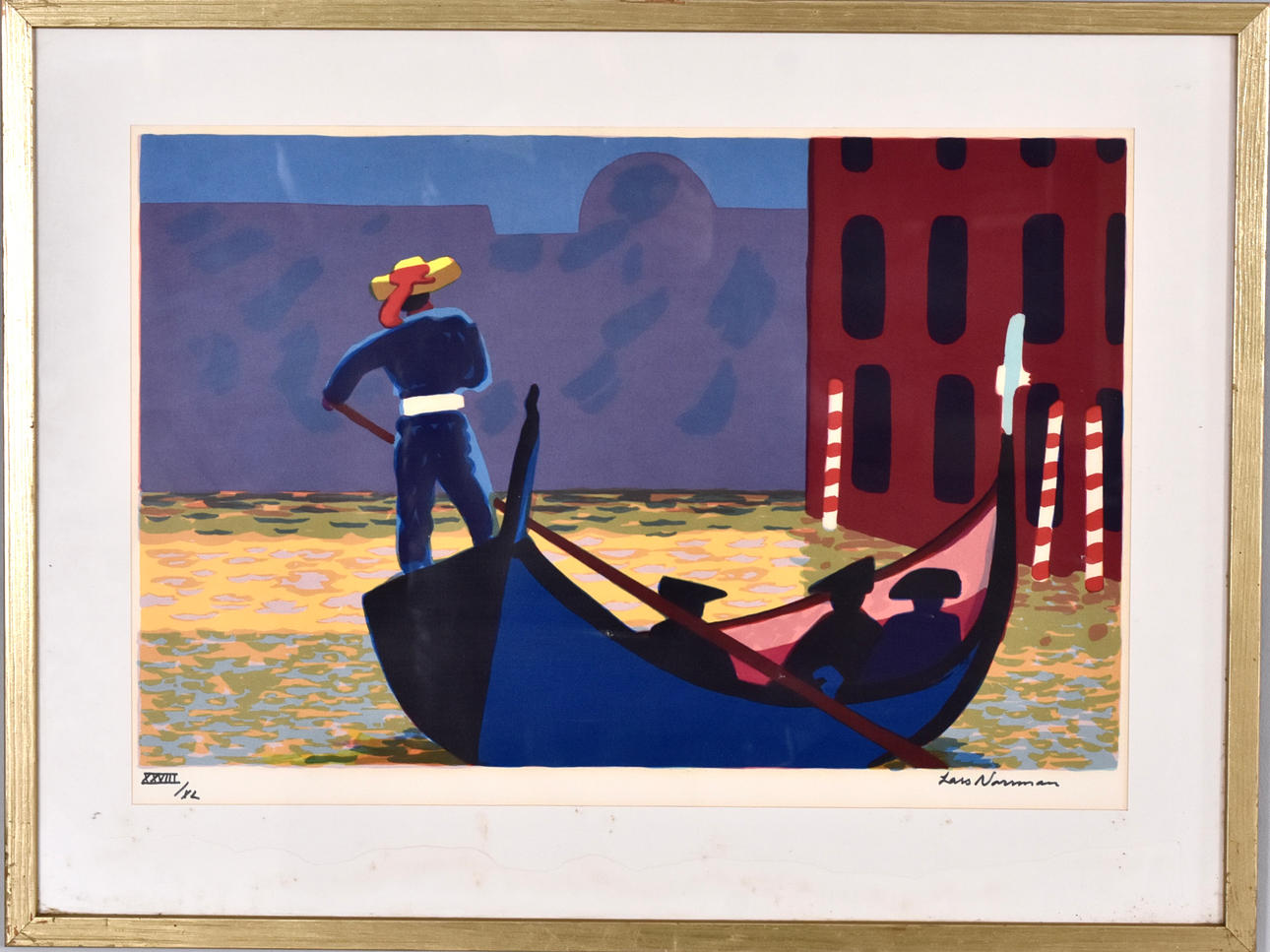 LARS NORRMAN. Color lithography.