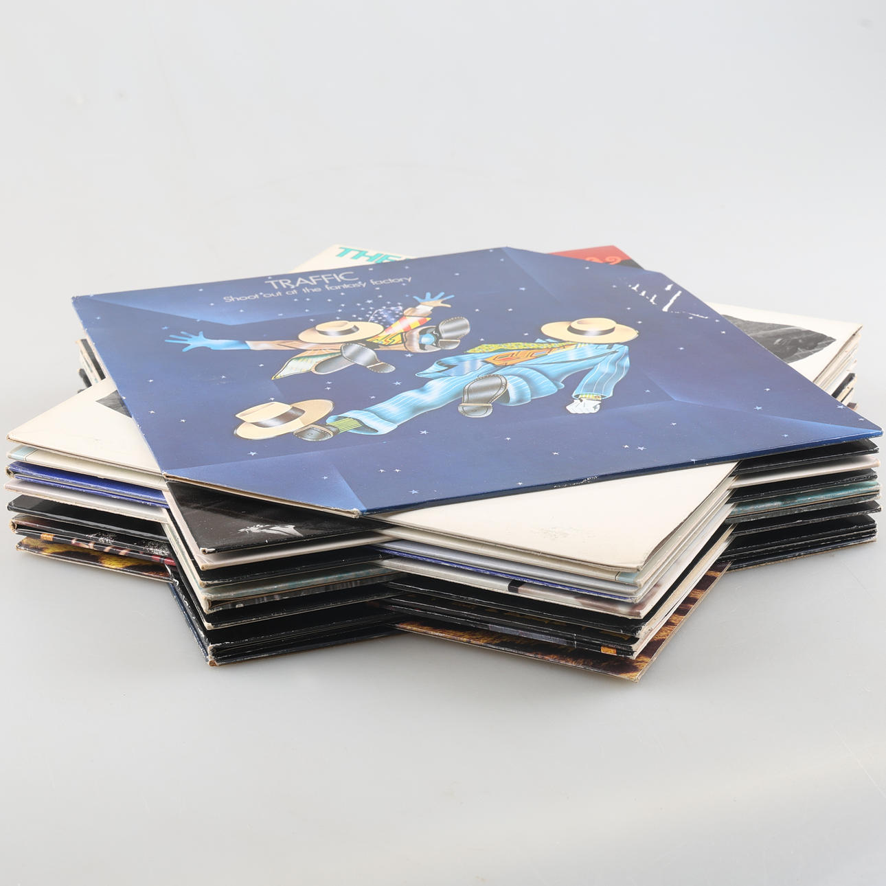 VINYL RECORDS, 15 pieces, rock.