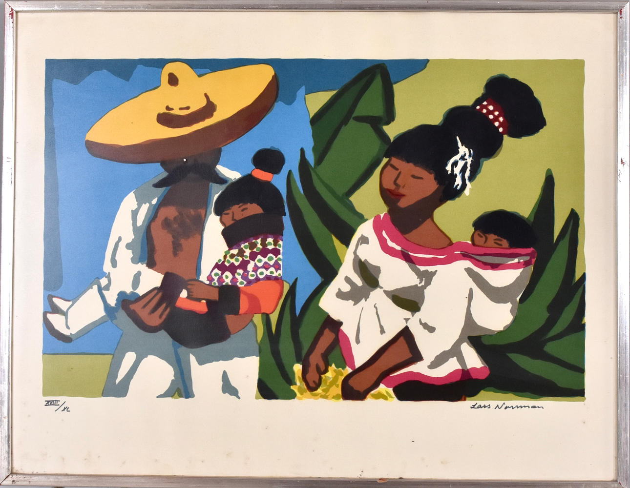 LARS NORRMAN. Color lithography.