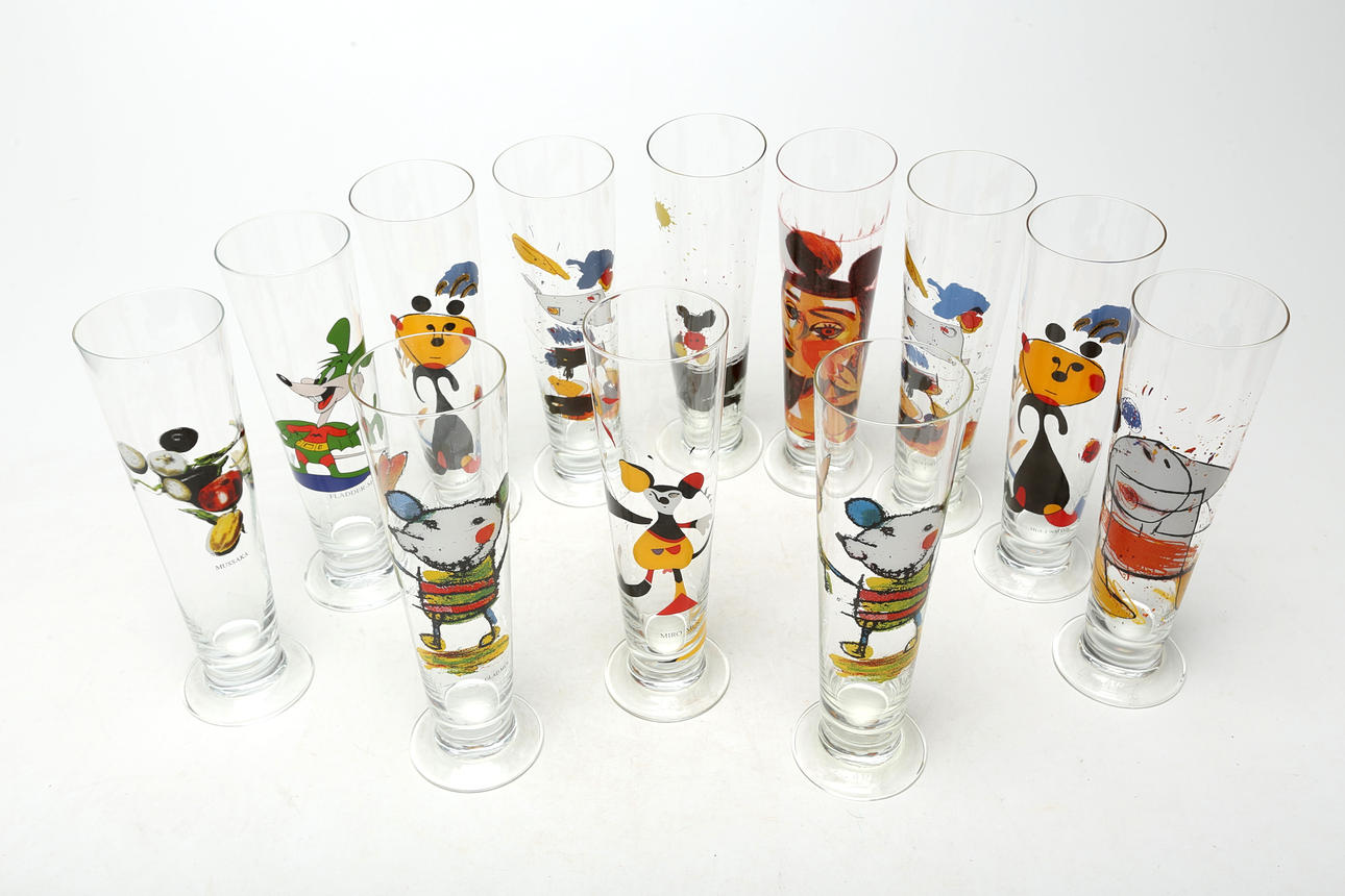 LASSE ÅBERG. GLASS, 12 pcs.