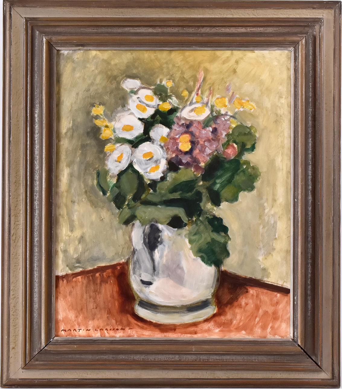 MARTIN LARSSON. Oil on panel.