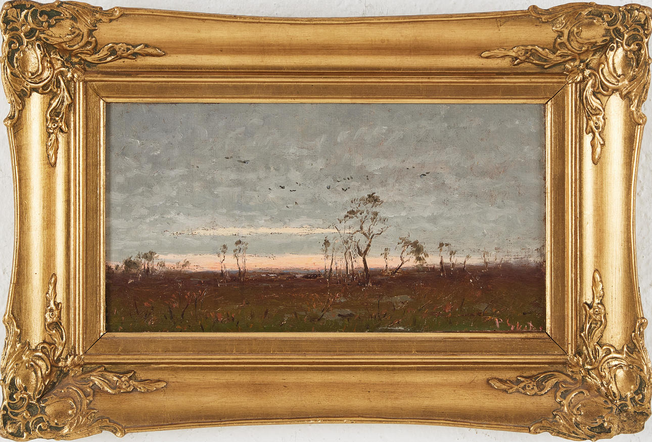 PER EKSTRÖM. Landscape, oil on canvas, signed.