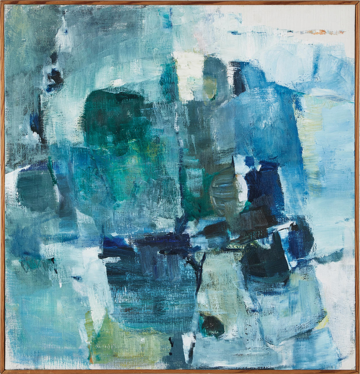 JOHN WIERTH (1920-2003). Komposition, olja på duk.