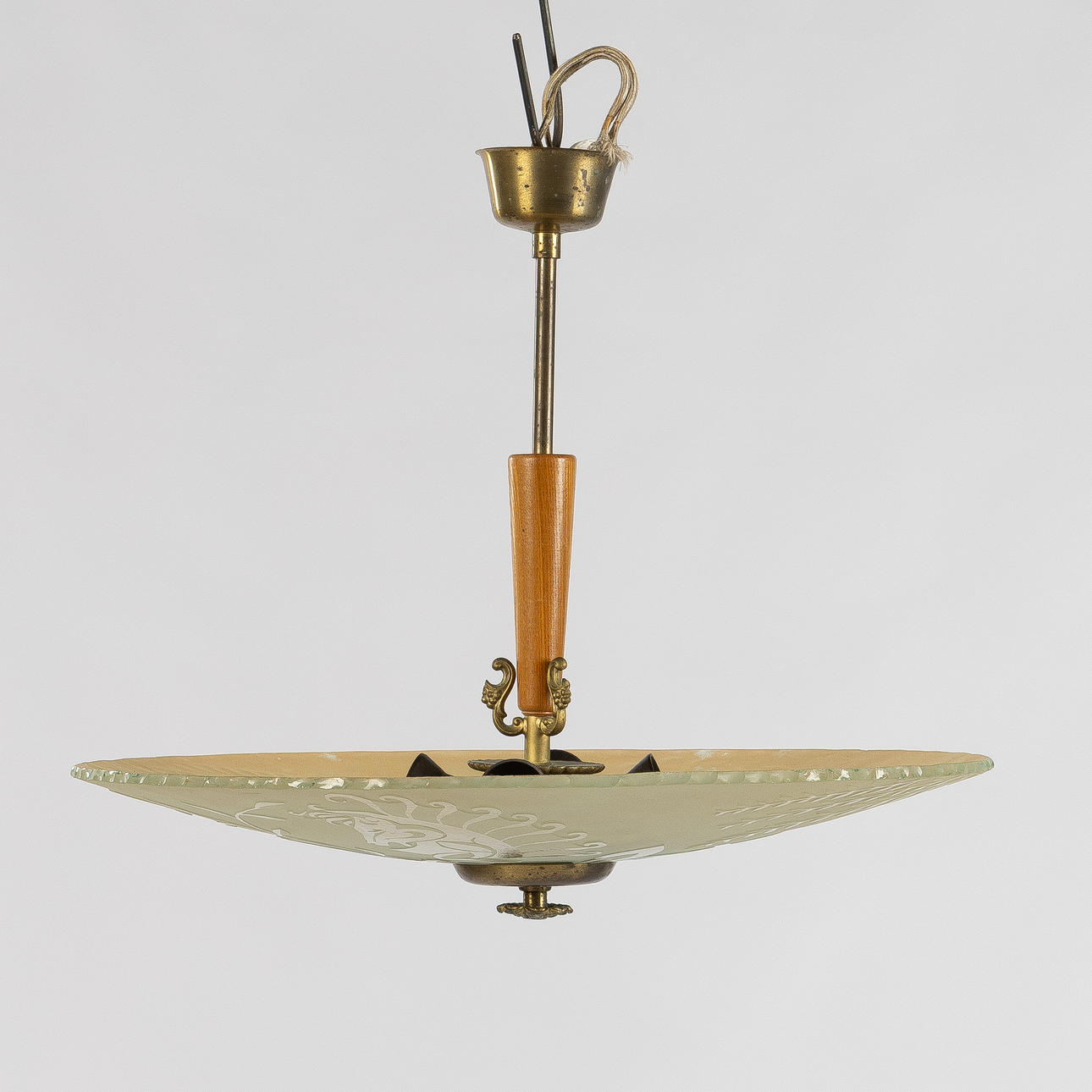 A Swedish modern ceiling lamp, 1930s/40s.