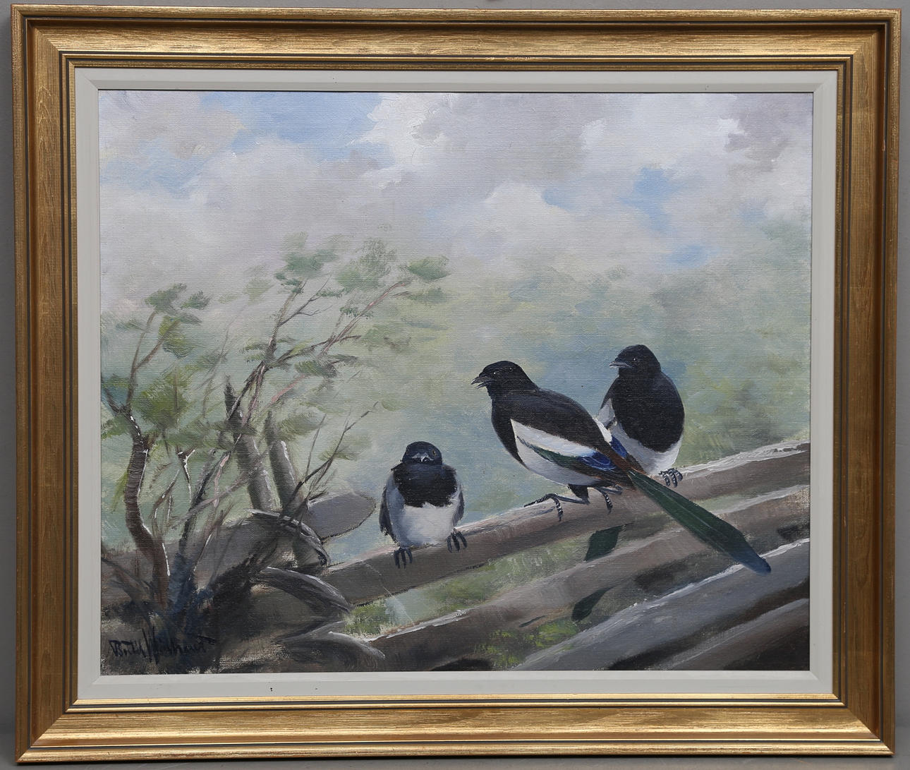 BERTIL WIDBRANDT. Olja på duk, signerad.