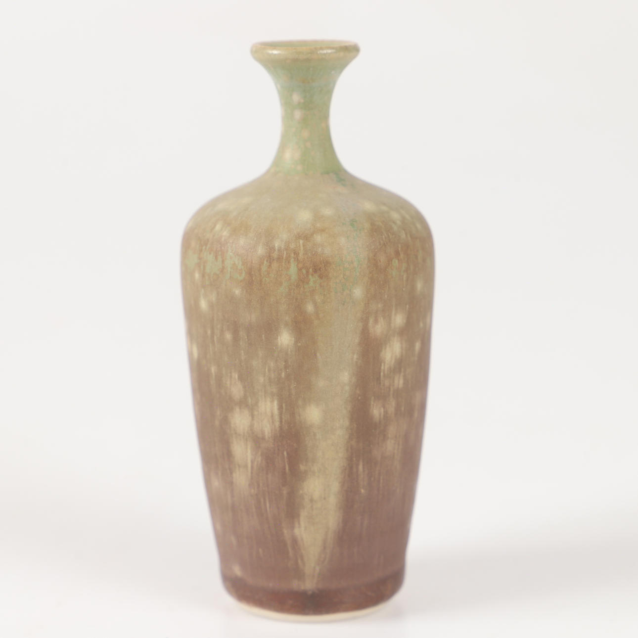 ROLF PALM. Miniature vase, glazed stoneware, signed.