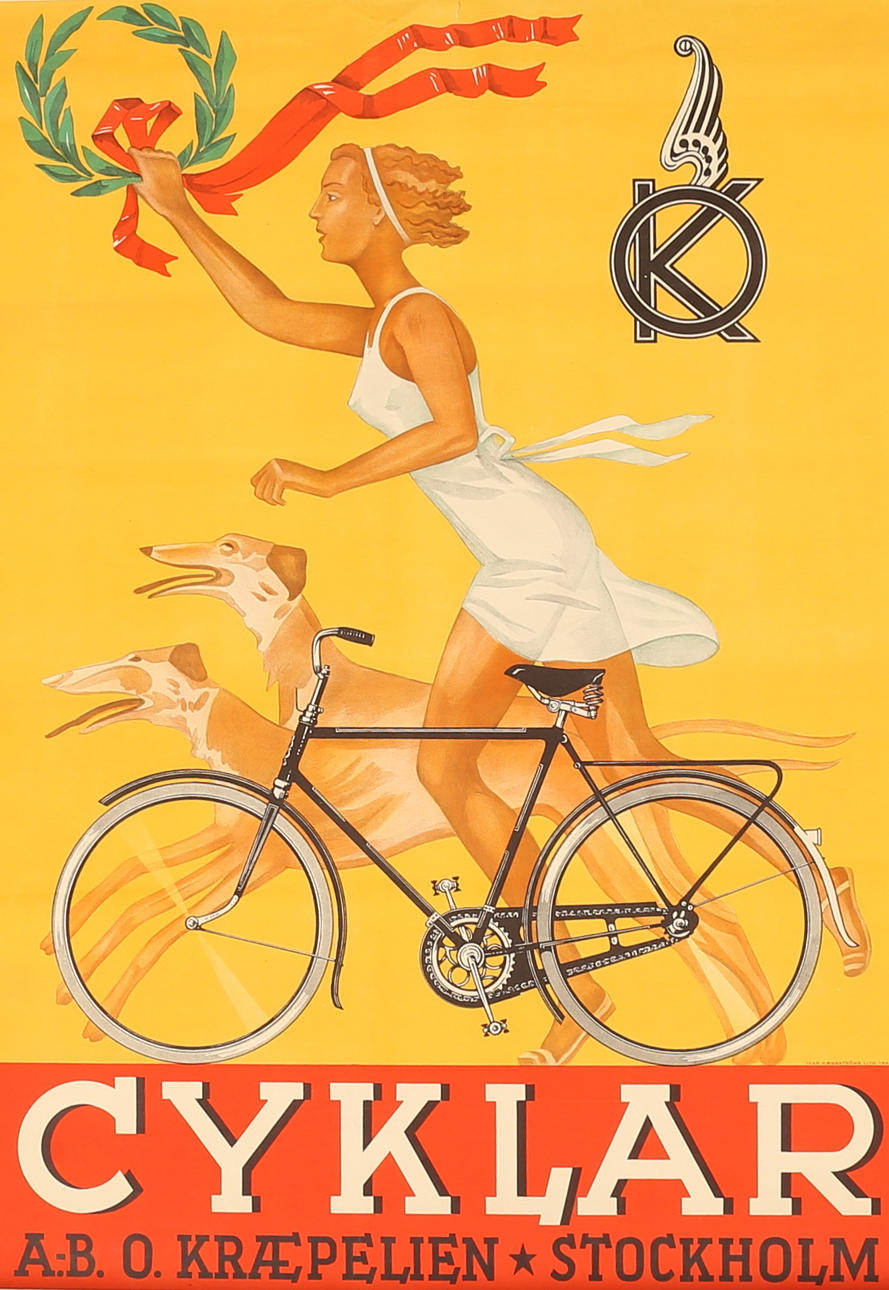 GEORG DAHLBECK. Posters, 4 pieces.