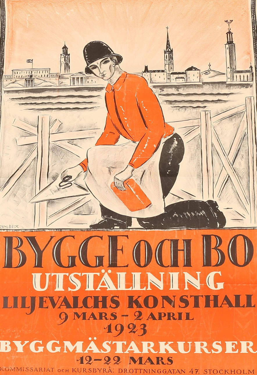 GEORG DAHLBECK. Posters, 3 pieces.