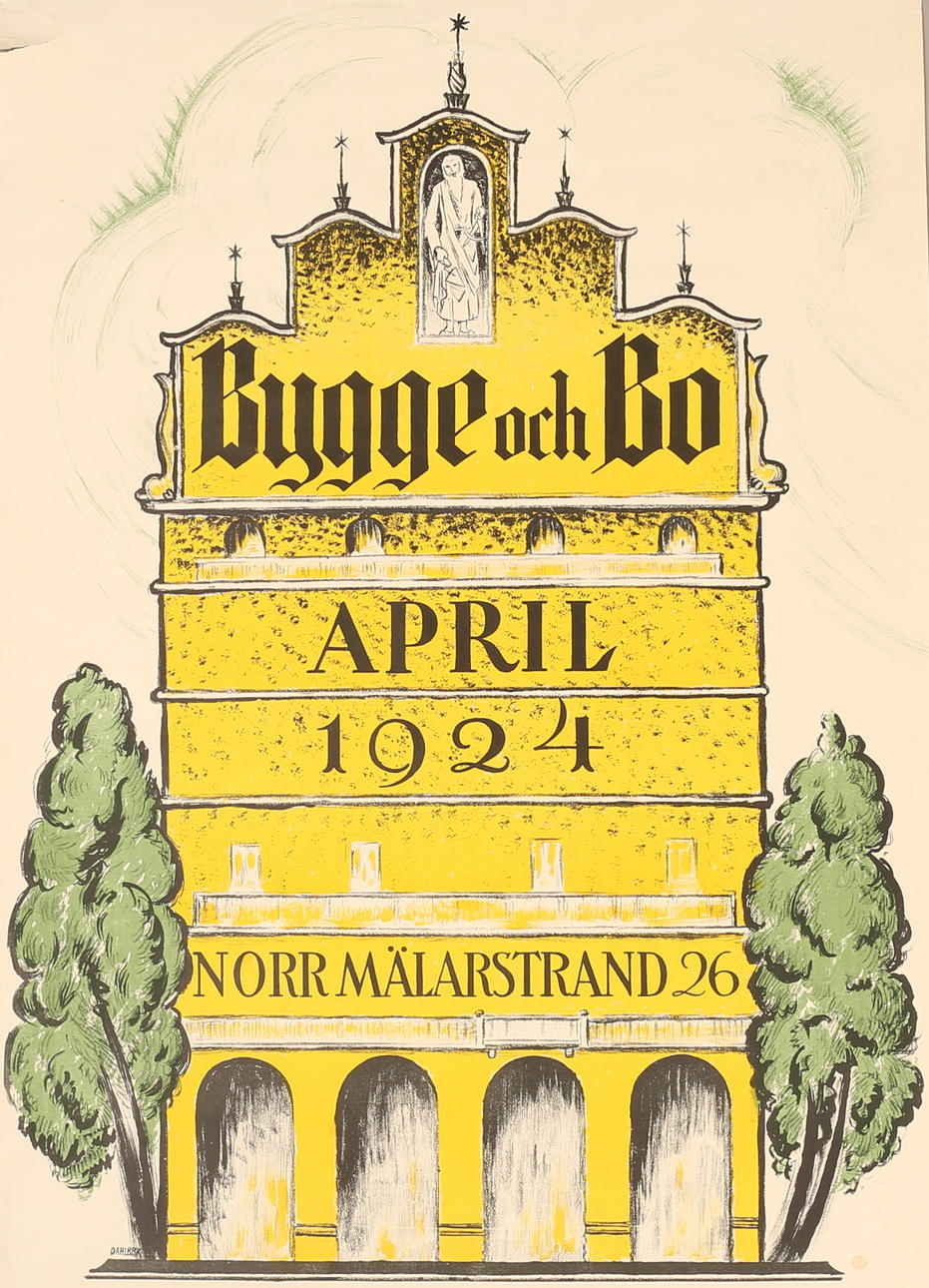 GEORG DAHLBECK. Posters, 4 pieces.