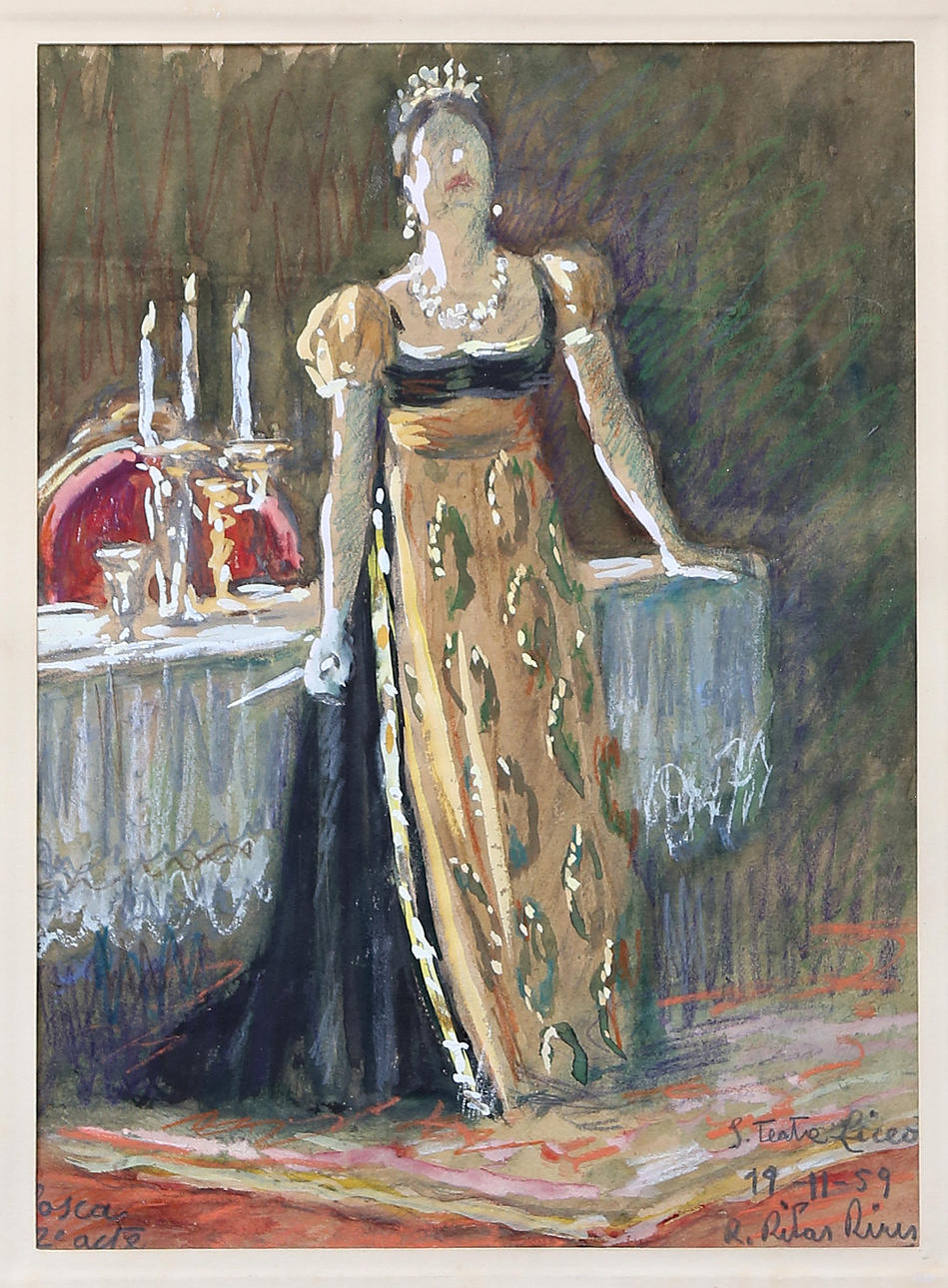 RAMÓN RIBAS RIUS. “Tosca”.