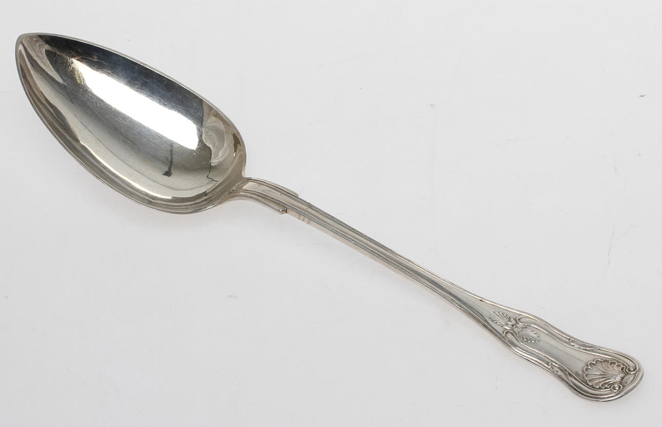 RAGUSKED, silver, E Norlander, 1800-tal.