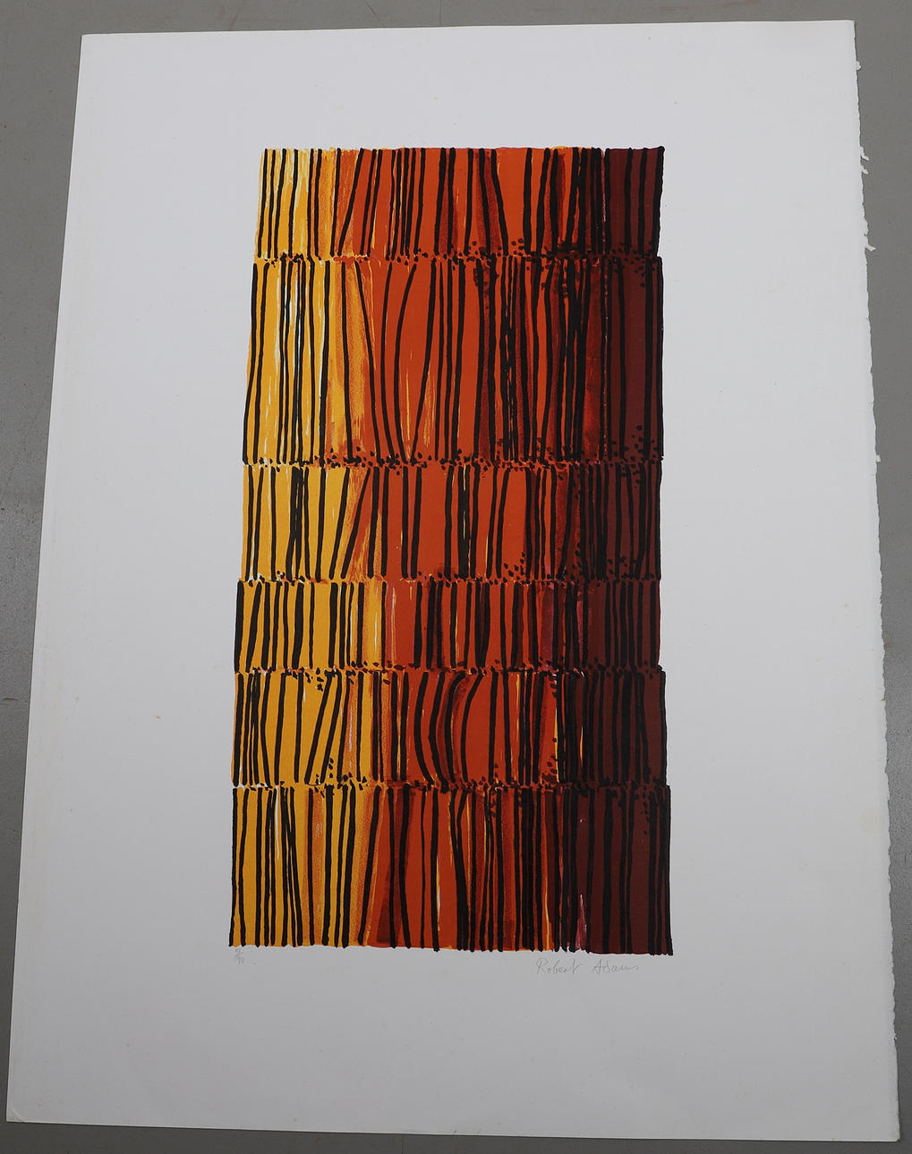 ROBERT ADAMS (1917-1984). SCREEN FORM (1973).