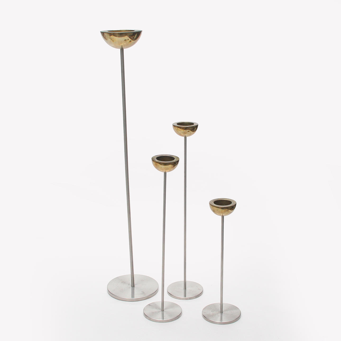 A set of 4 candlesticks, Stilling Design, Denmark.