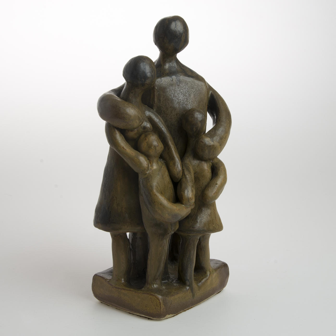 FIGURIN, keramik, familj, Åke Larsson.