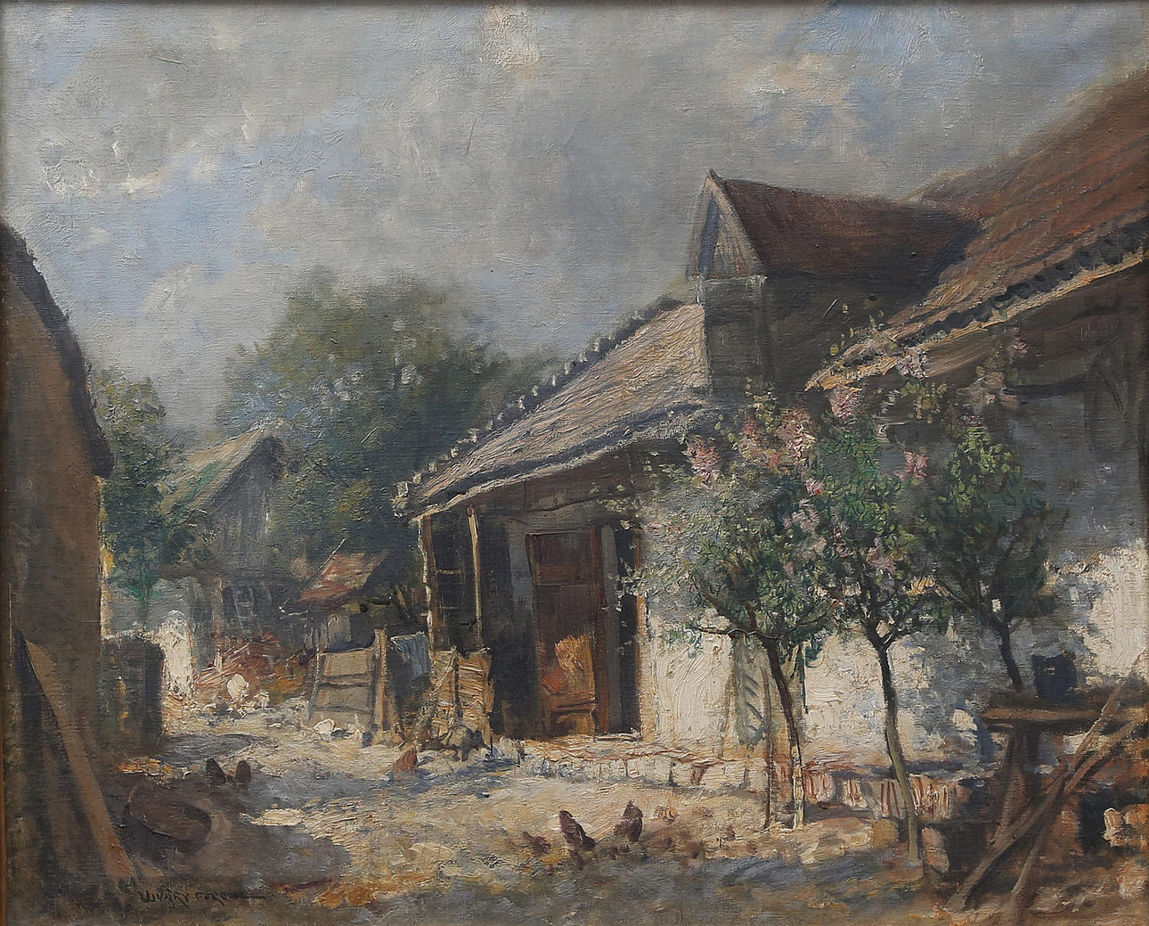FERENC UJVÀRY. Rural view.