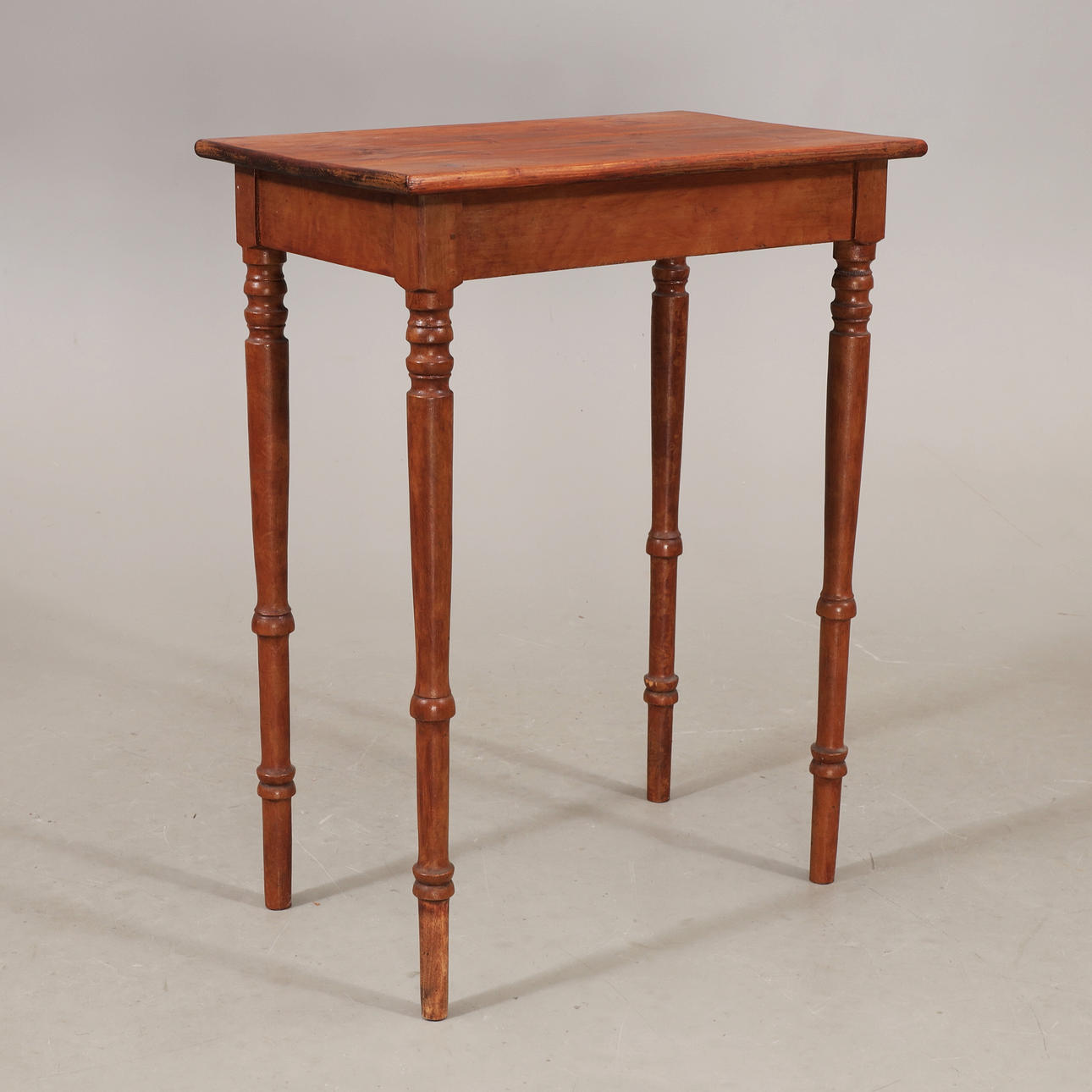 A pine window table, first part of the 20th century.