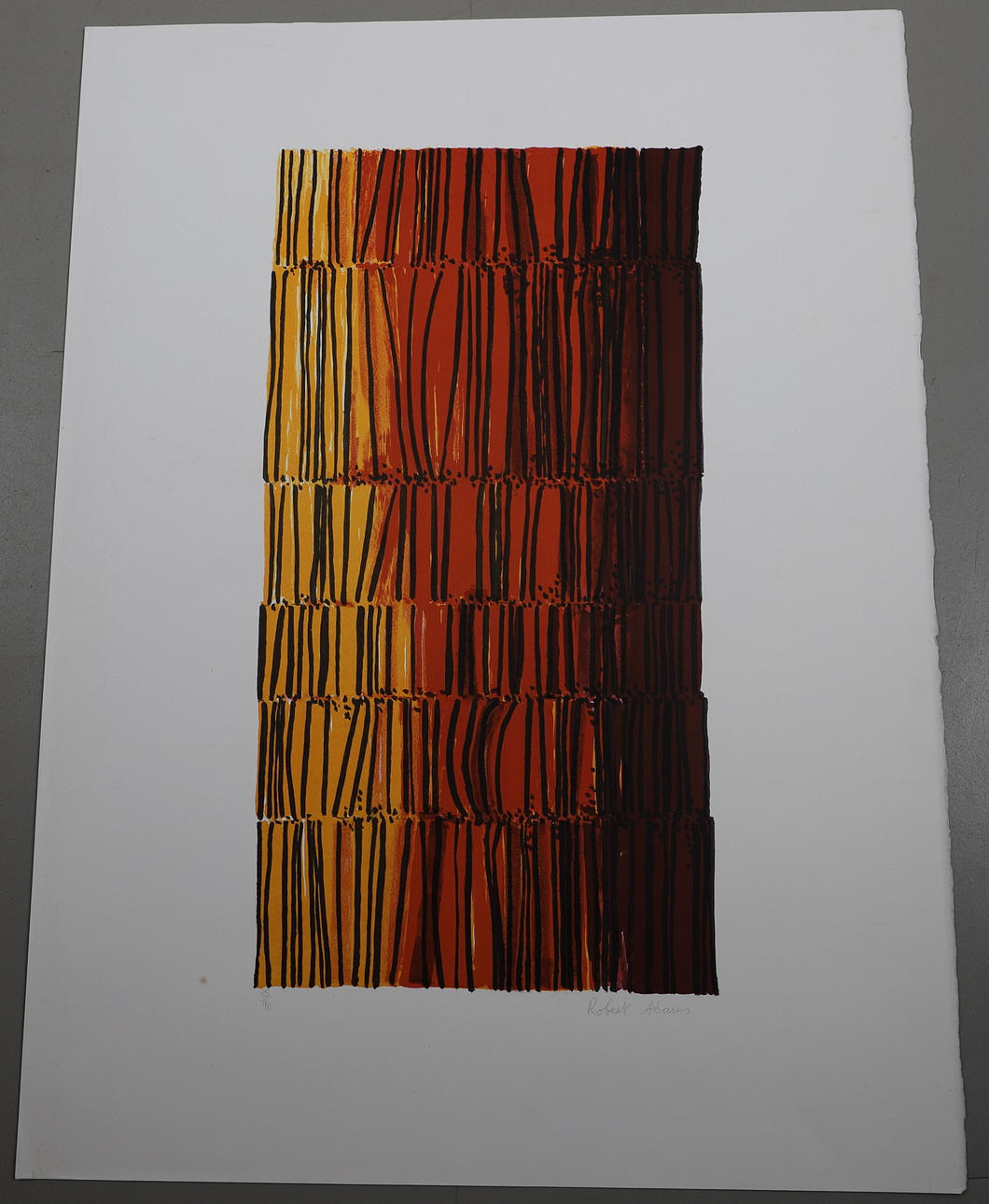 ROBERT ADAMS (1917-1984). SCREEN FORM (1973).