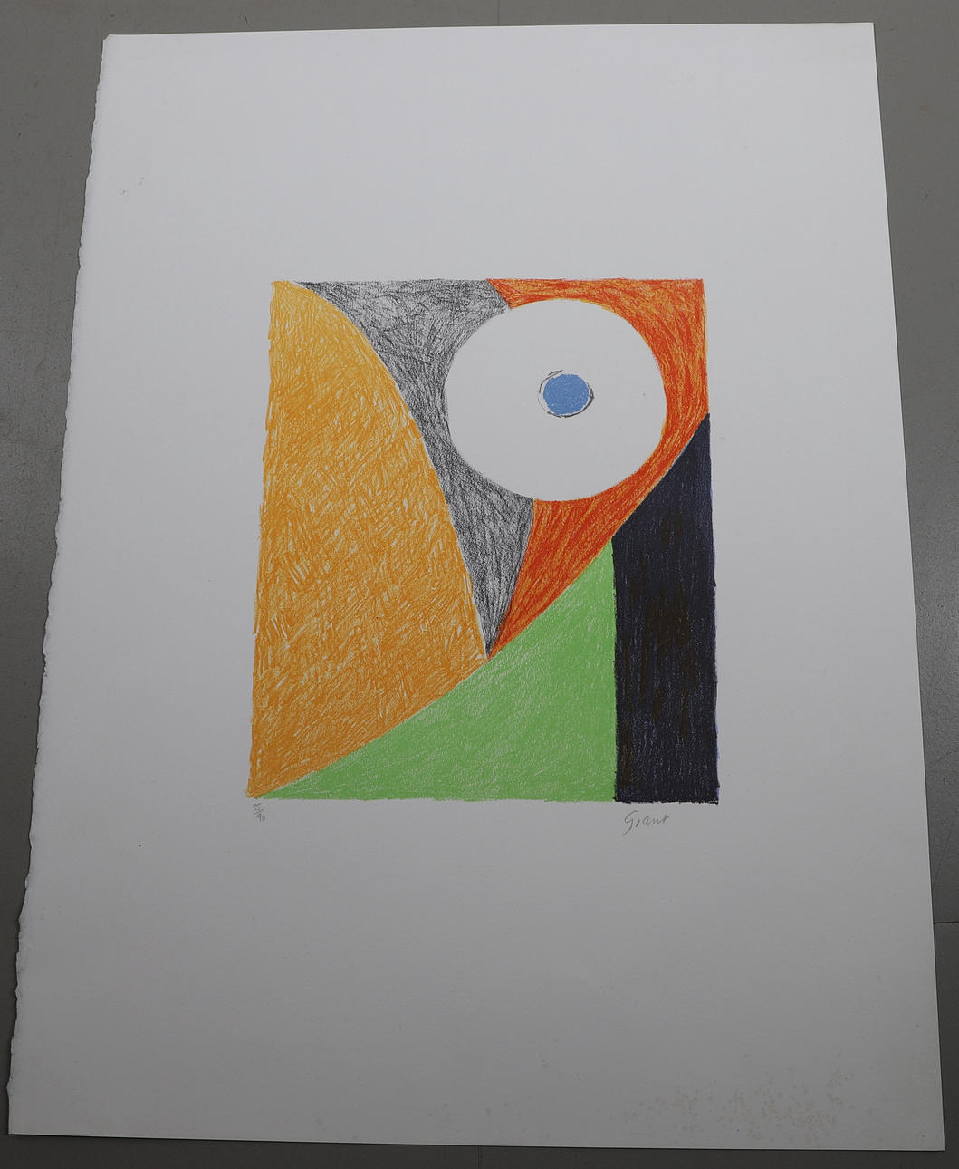 DUNCAN GRANT (BRITISH, 1885-1978). 'INTERIOR'.