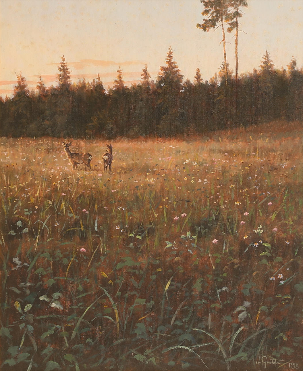 ANDERS GUSTAFSSON. Oil on canvas, signed, dated 1998.