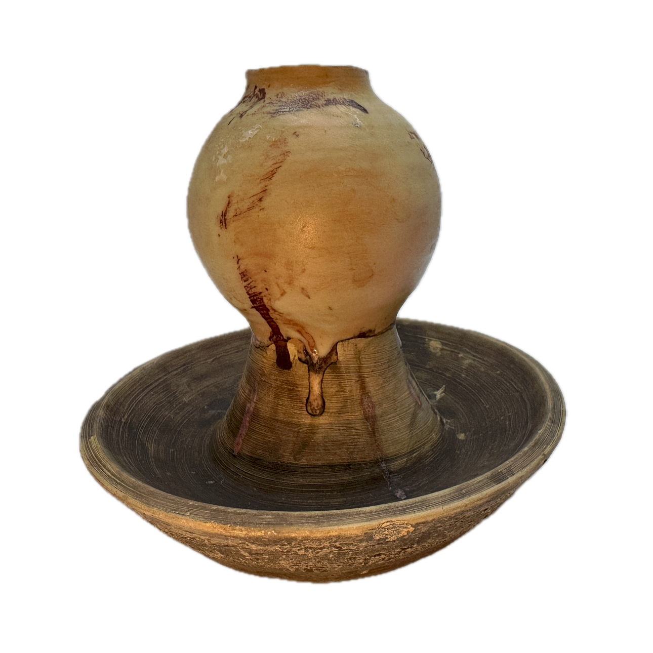 SIGNERAD OTTO. Vase. Pottery Studio.