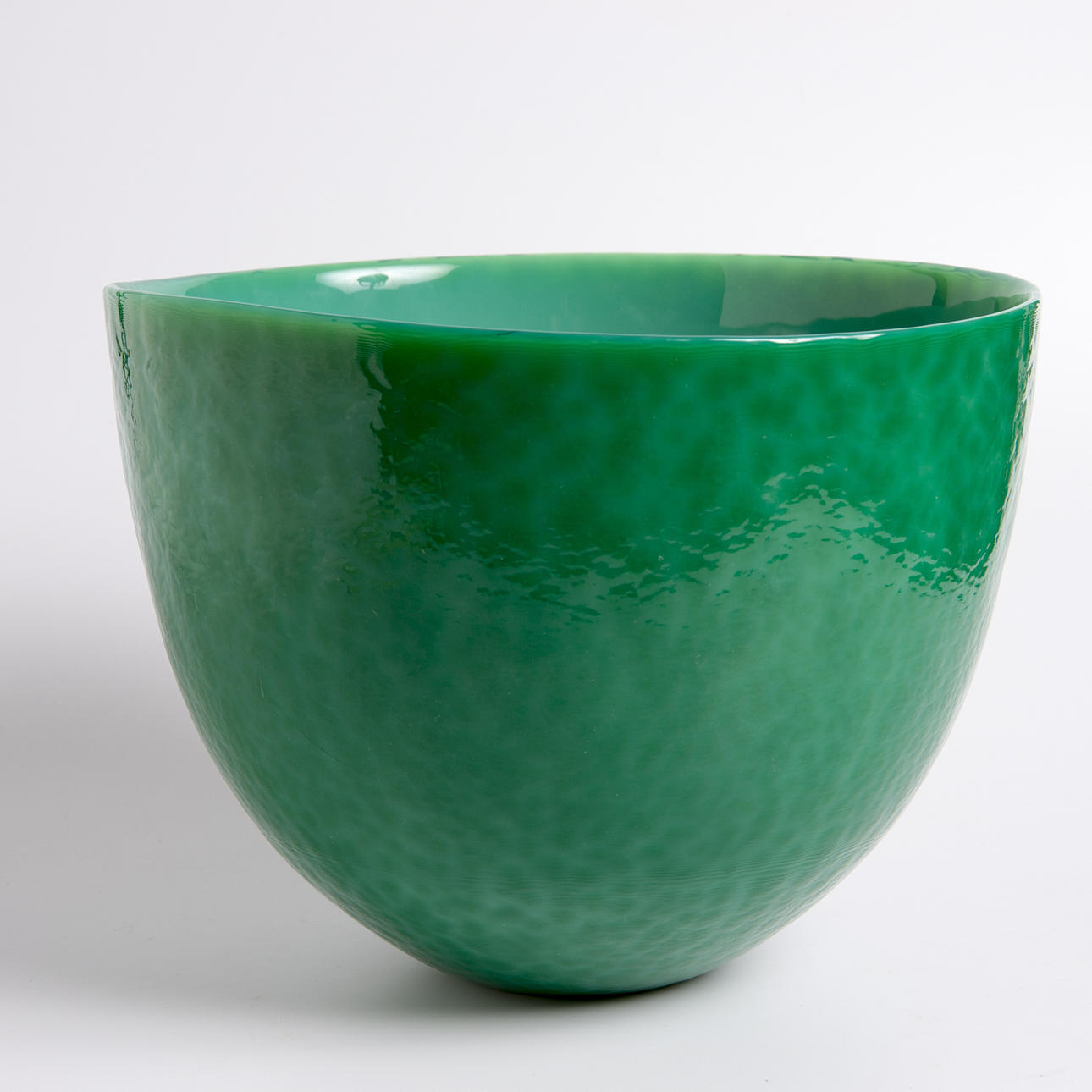 SKÅL, grönt glas, Eva Englund, Målerås.