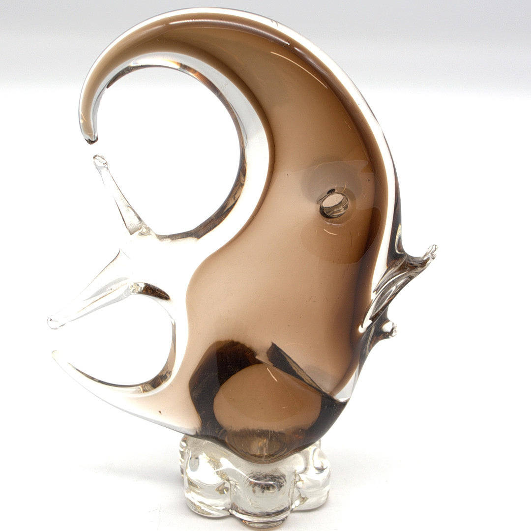 MURANO GLASS SCULPTURE PLASTIC FISH.