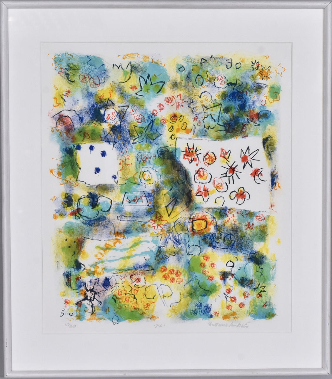 BRITT MARIE LUNDSTRÖM. Color lithography.