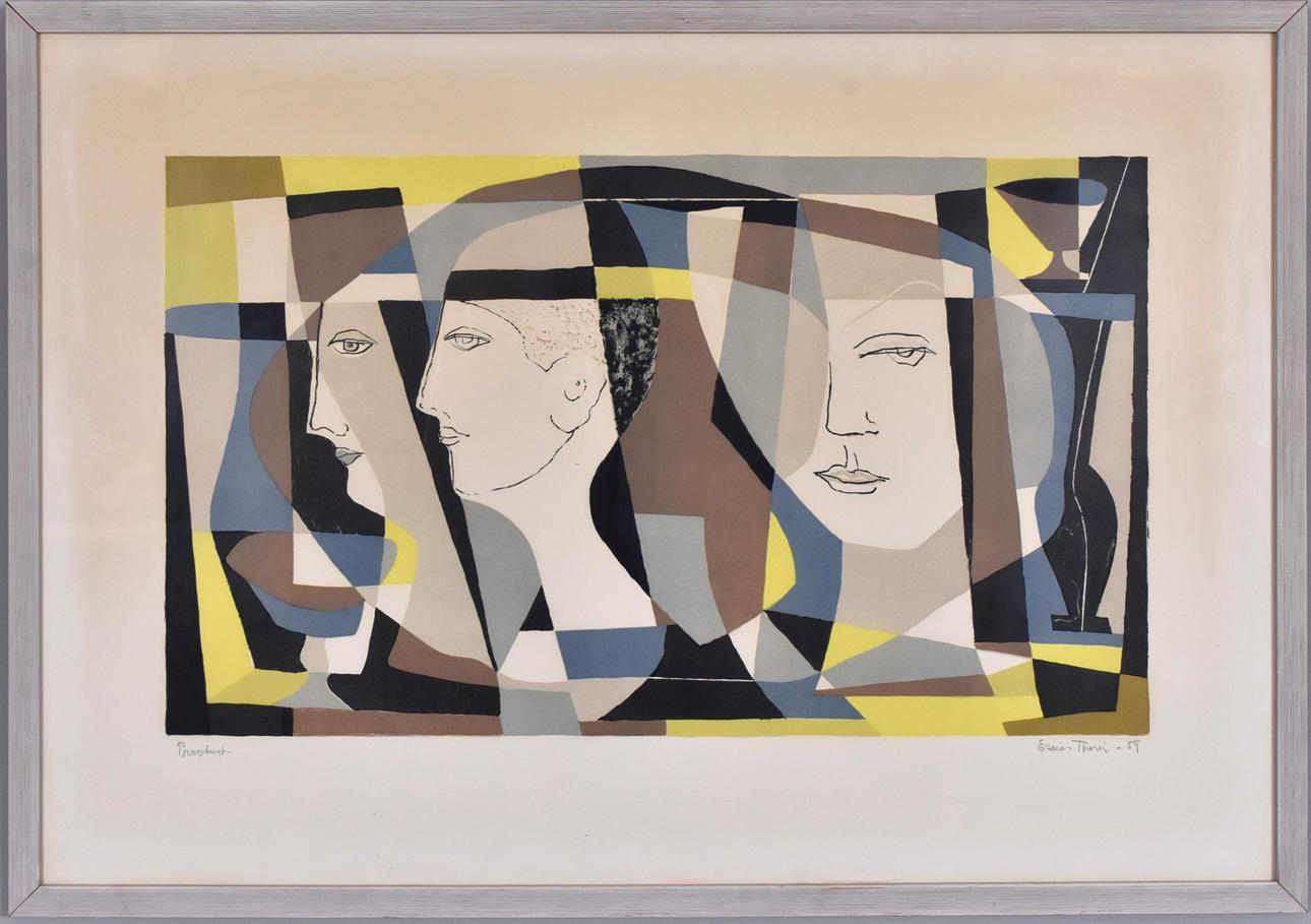 ESAIAS THORÉN. Color lithography.