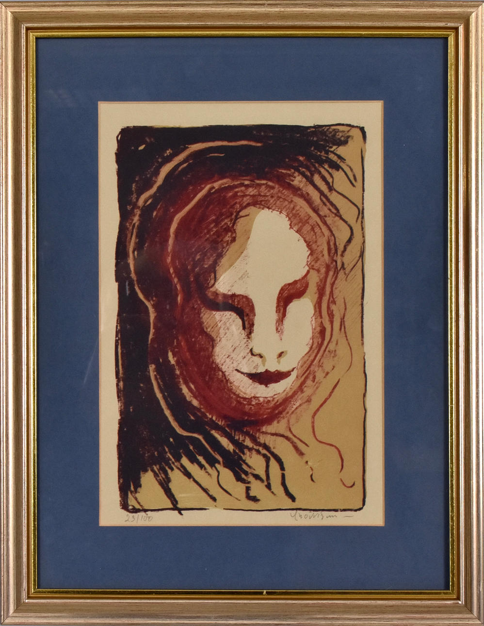 JOHN TÖRISEN. Color lithography.