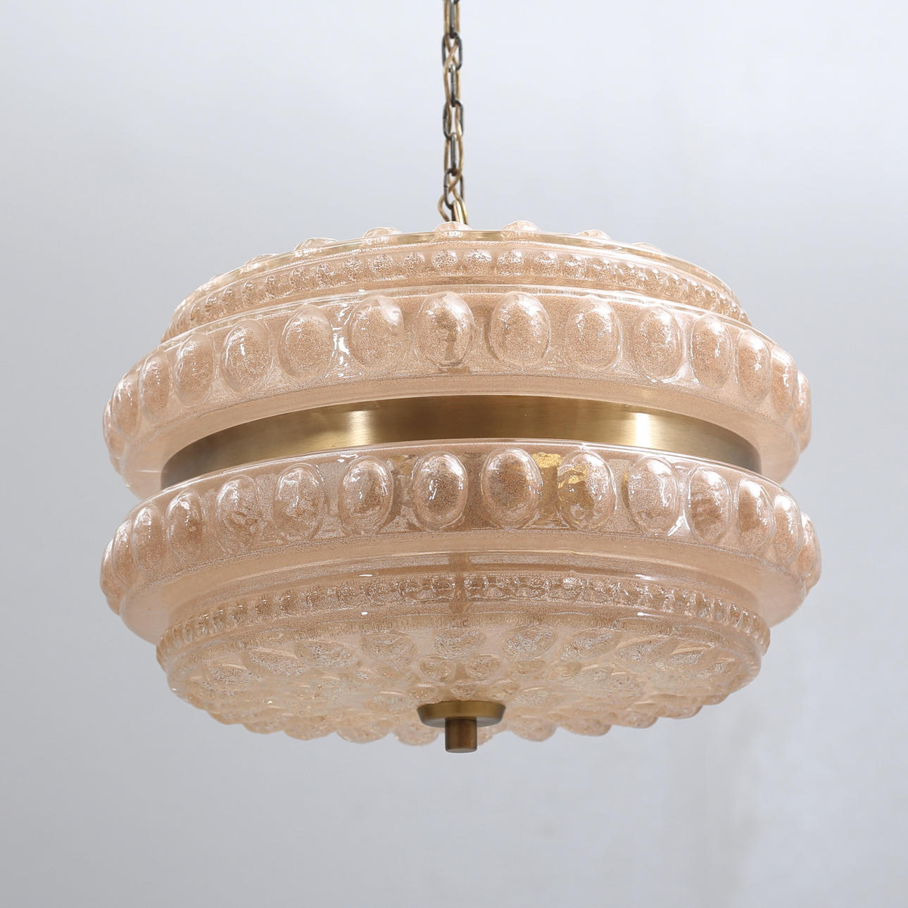 TAKLAMPA, glas, 1900-talets andra hälft.