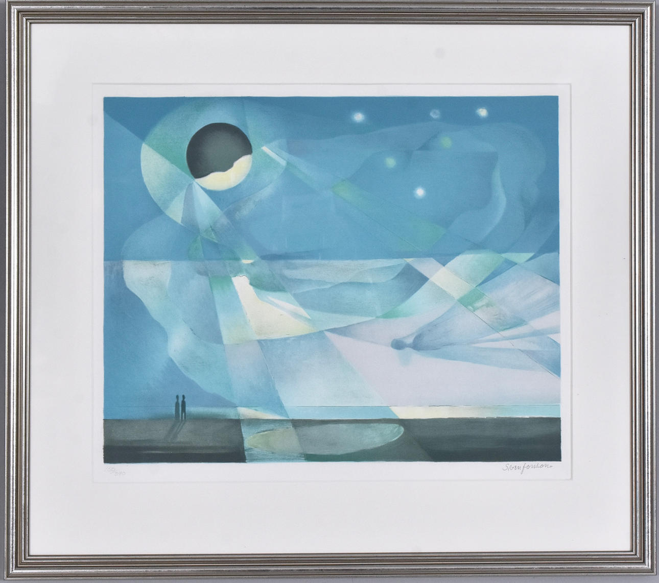 SVEN JONSON. Color lithography.