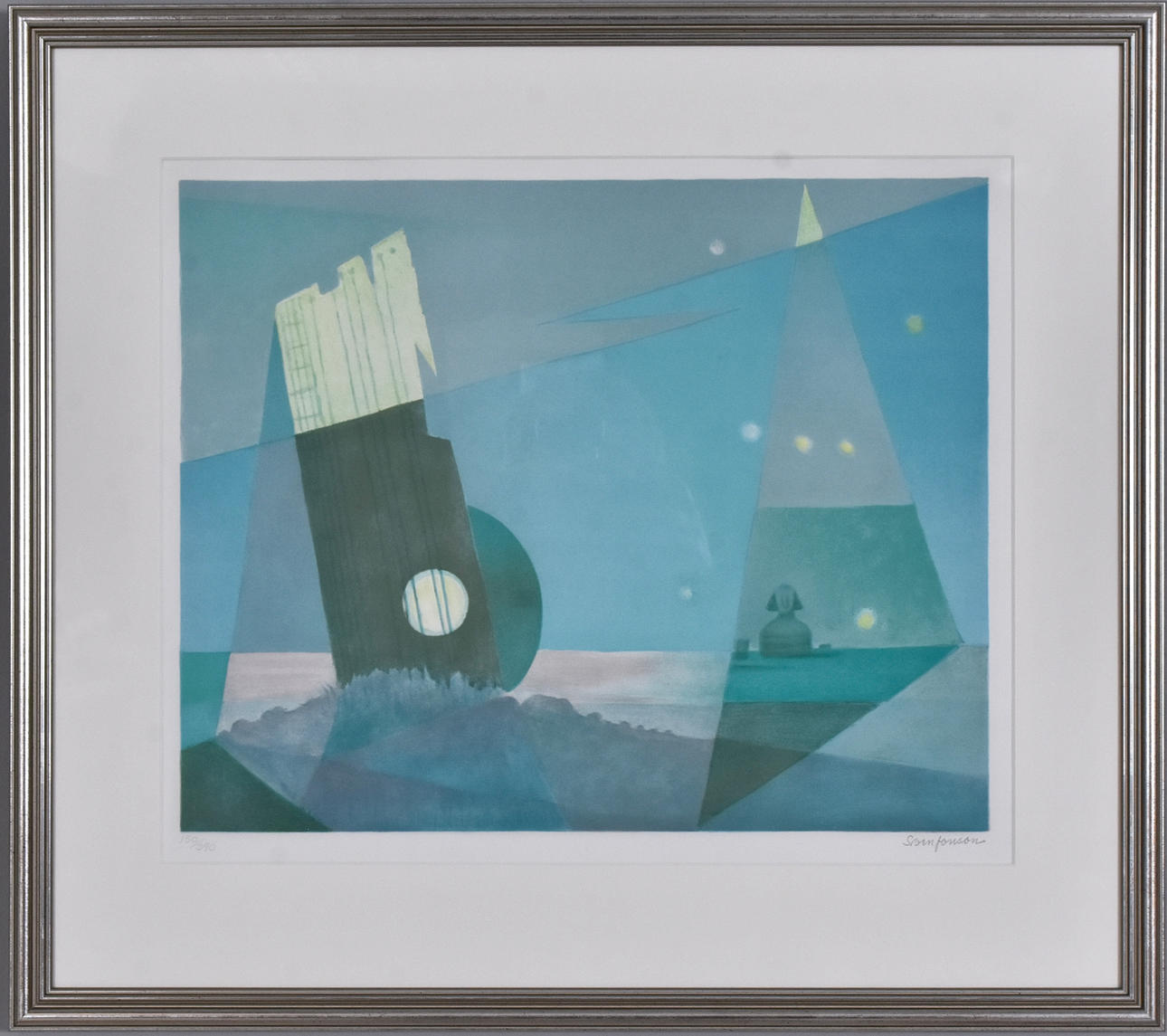 SVEN JONSON. Color lithography.