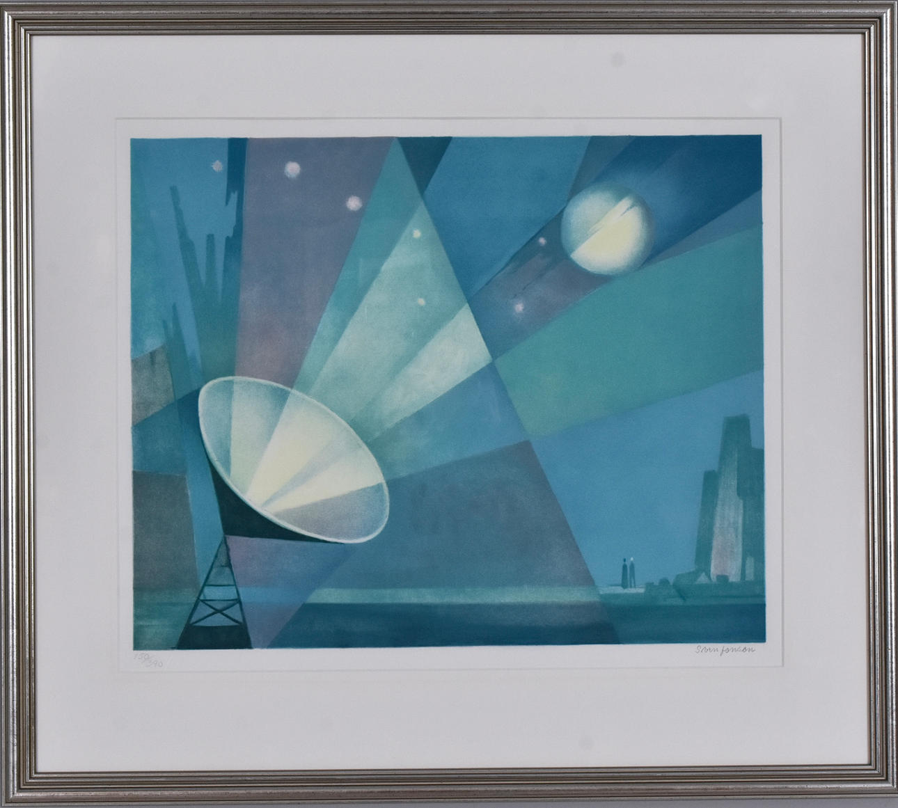 SVEN JONSON. Color lithography.