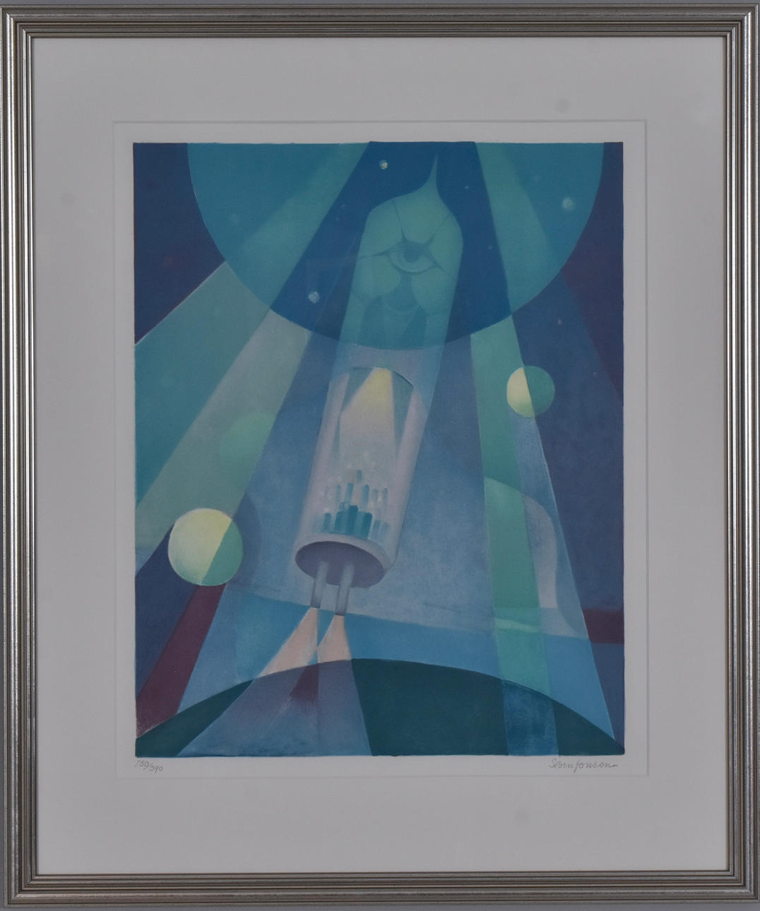 SVEN JONSON. Color lithography.