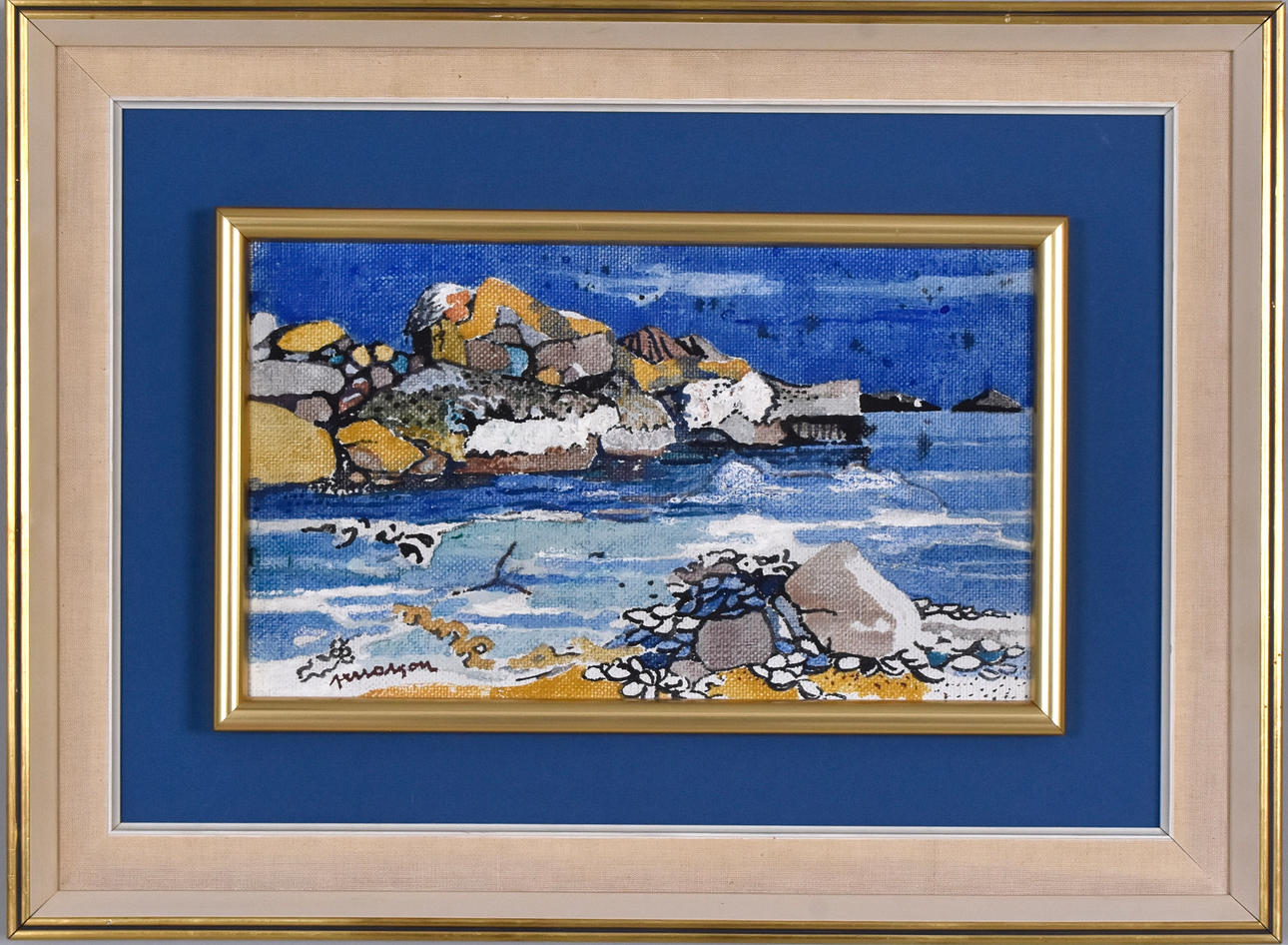 AXEL OLSON. Oil on canvas.