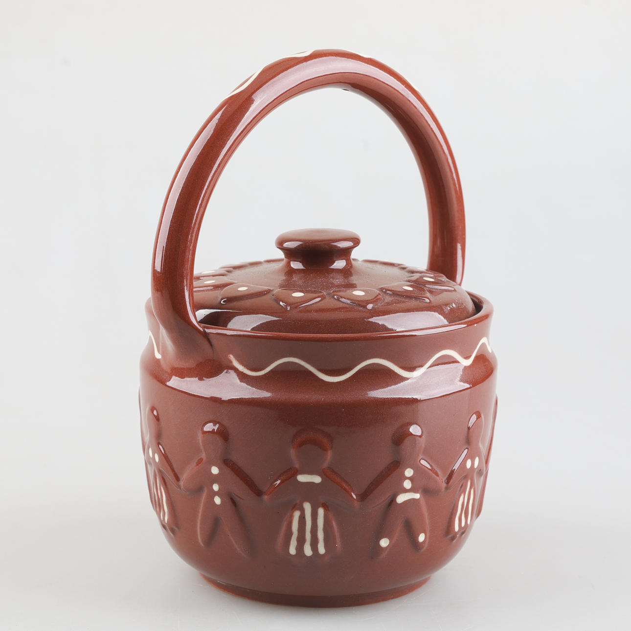 A ceramic gingerbread mug, Gabriel.