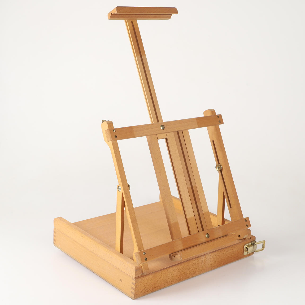 TABLE EASEL WITH STORAGE, wood/metal, 2000s.
