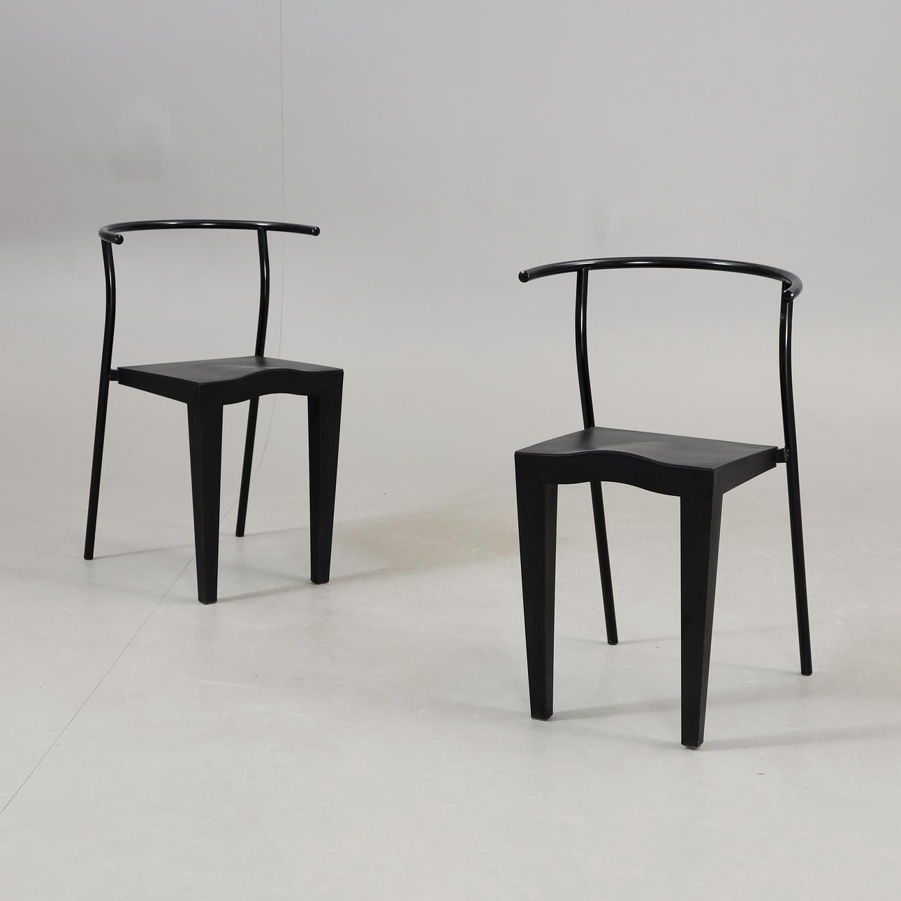 PHILIPPE STARCK. A pair of “Dr Glob” chairs, plastic, Kartell
