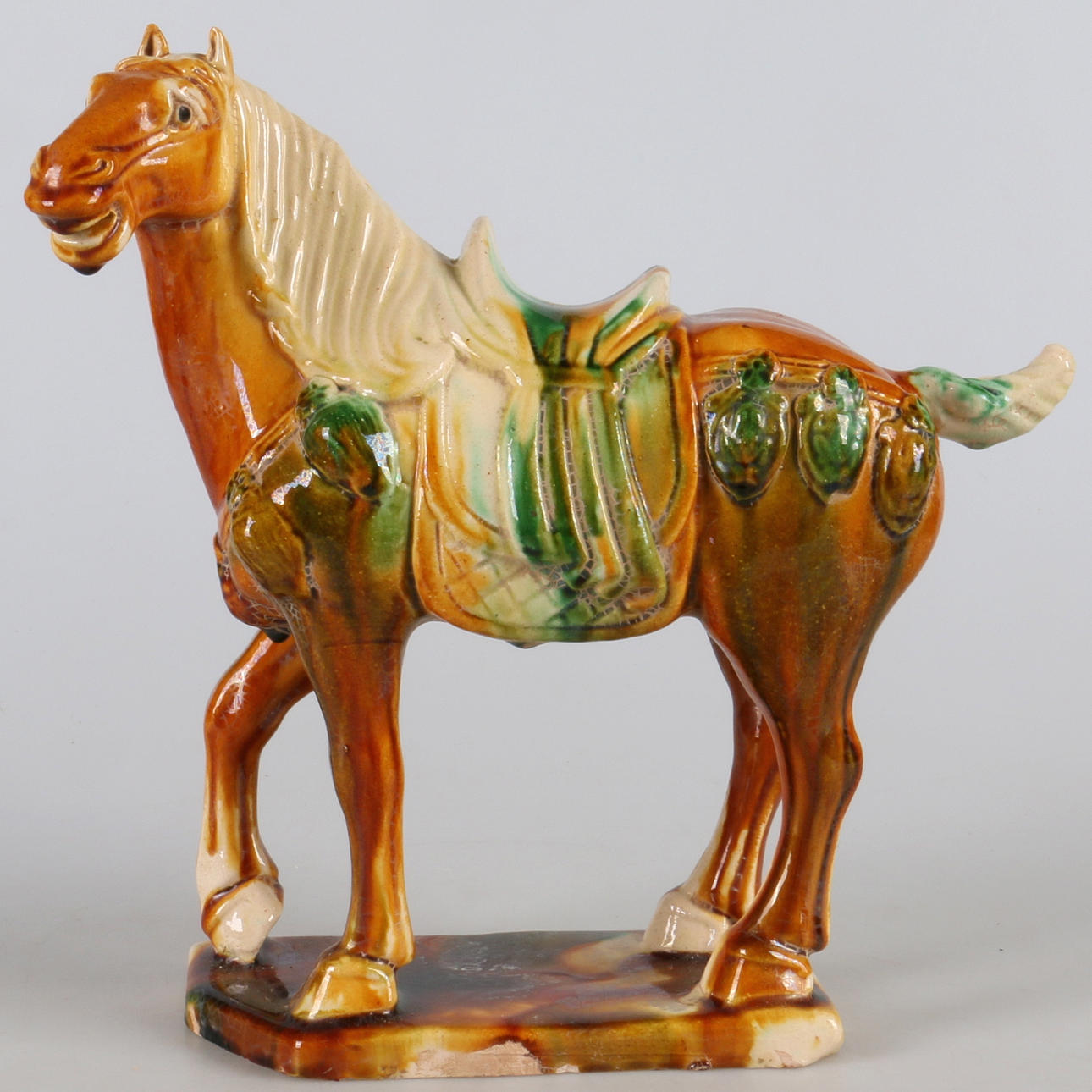 SKULPTUR, keramik, häst, Tangstil, 1900-tal.