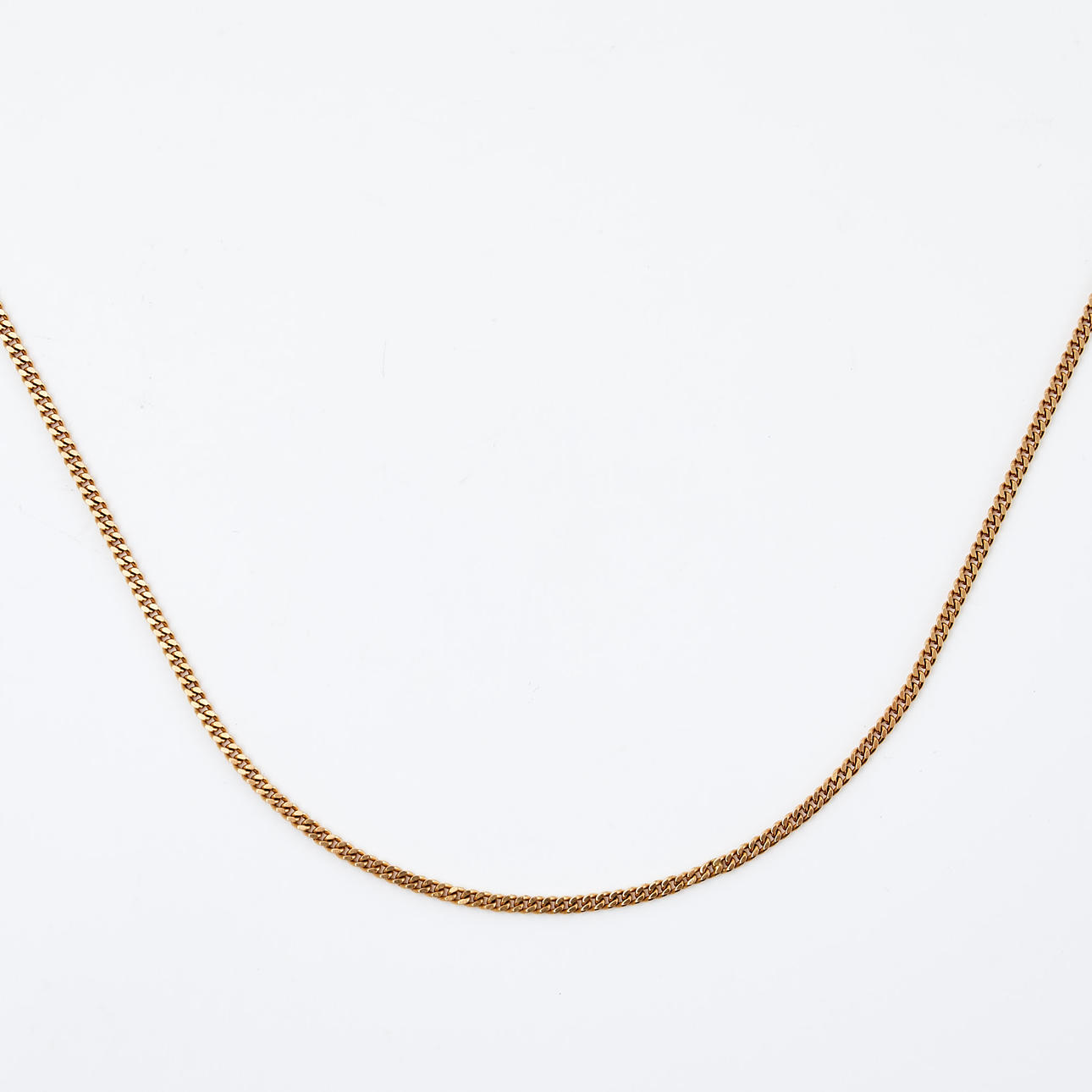 A NECKLACE, 18k gold, armour-link.