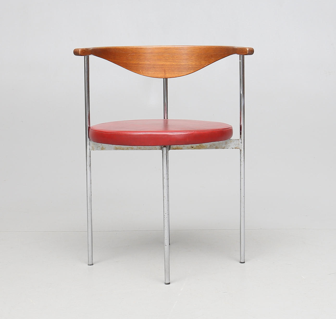 KARMSTOL, modell "3200" Fredrick Sieck, Fritz Hansen, Danmark, 1960-tal.