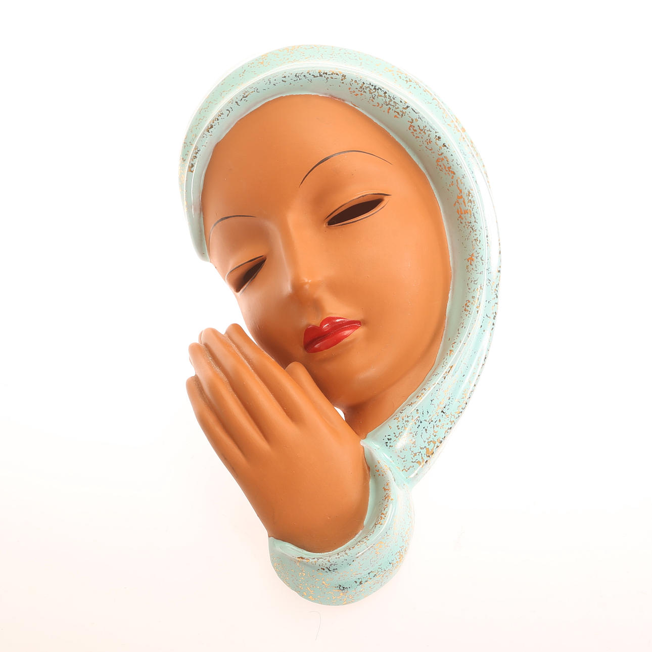 WALL MASK, earthenware, Gmundner ceramics.