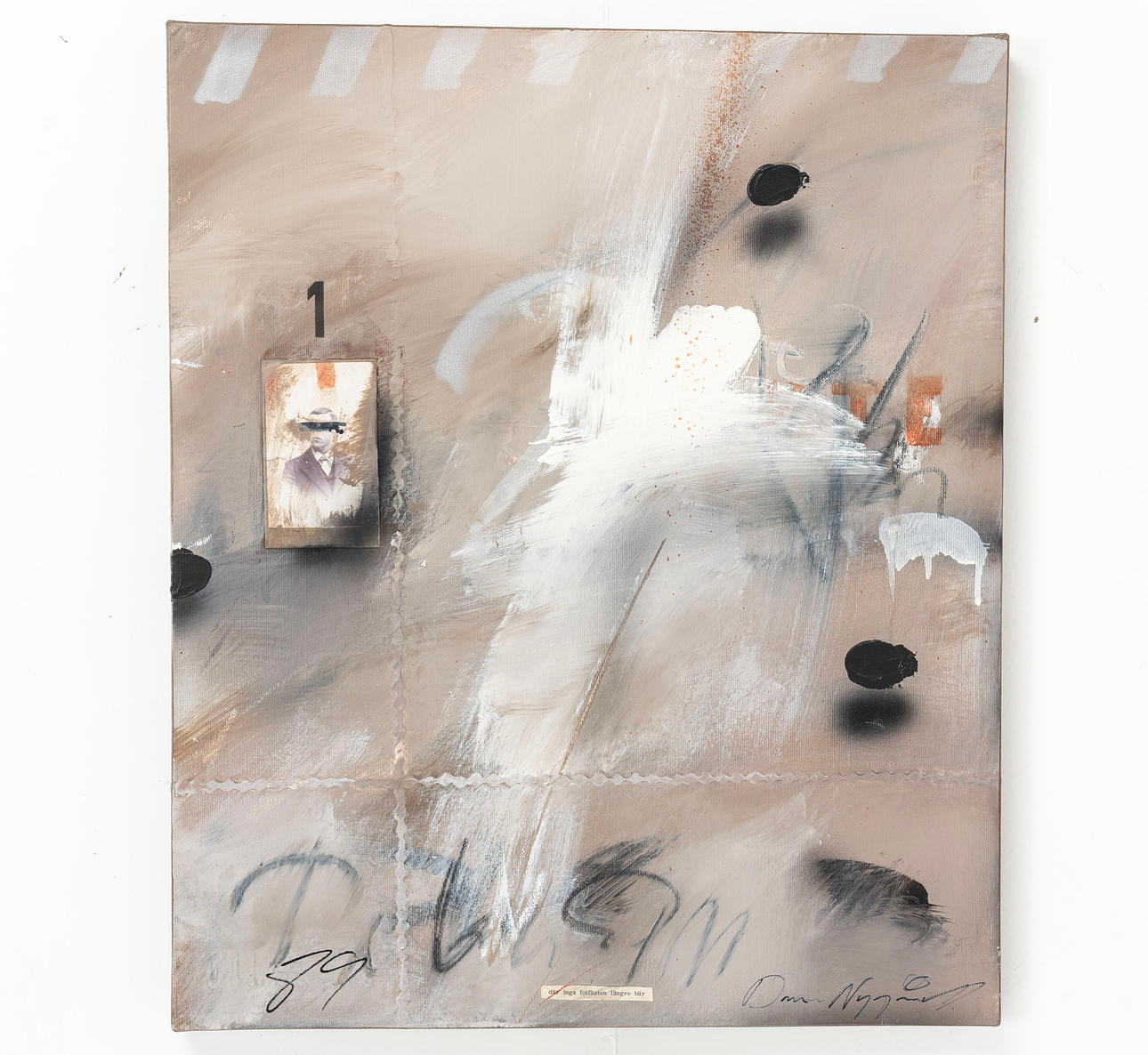 AND NYGÅRDS. Mixed media, signed.