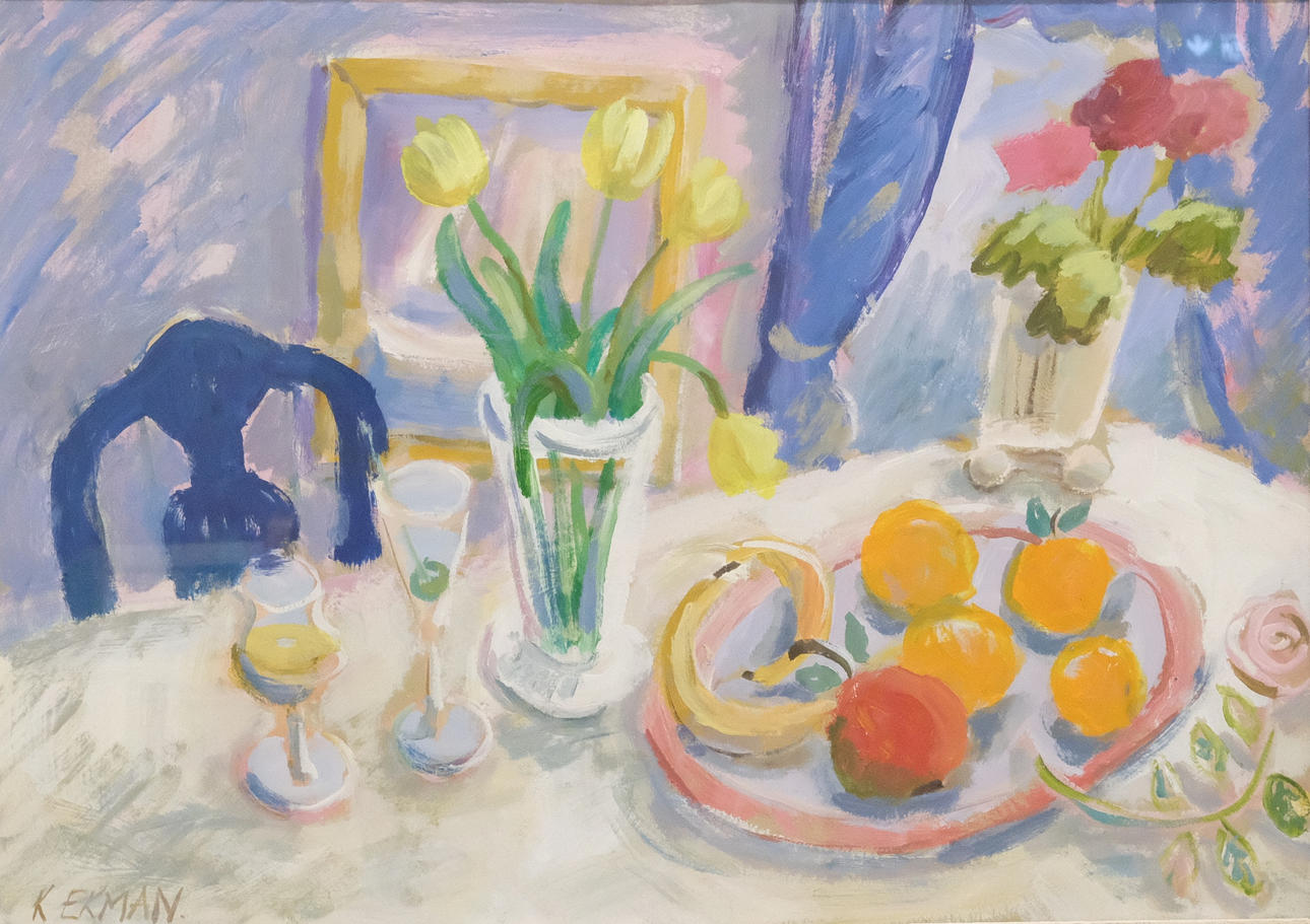 KJELL EKMAN. OIL ON PANEL.