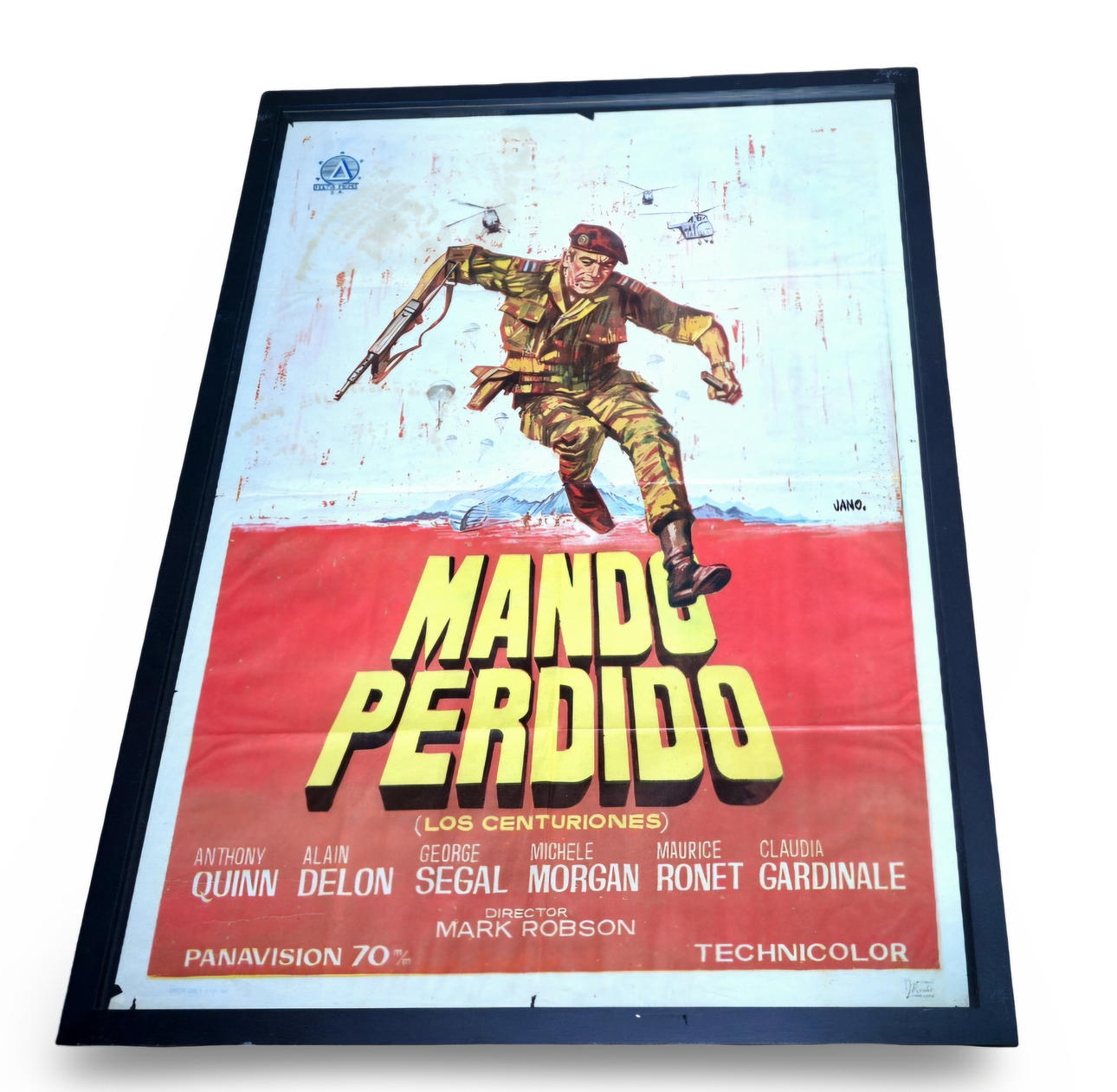 Original “Lost Command” poster. Painted by Jano, 1967.